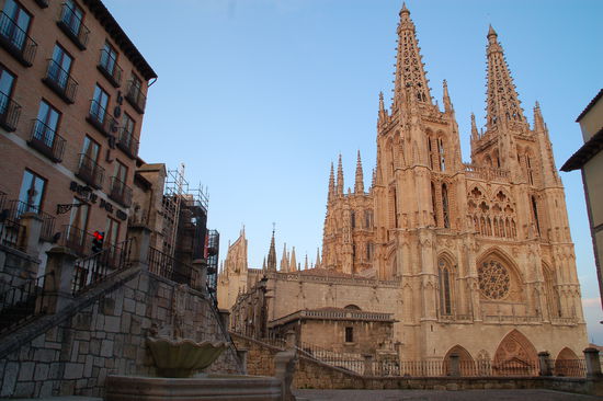 Burgos in der untergehenden Abendsonne...