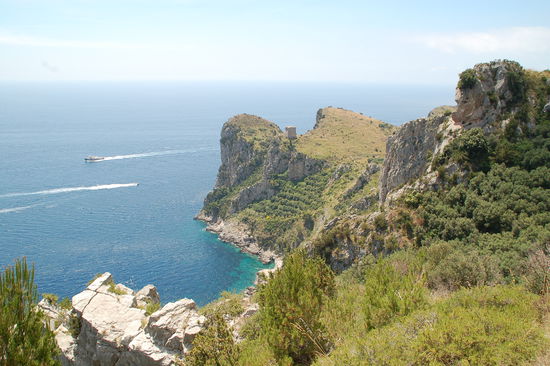 kurz vor der Baja Ieranto im Westen