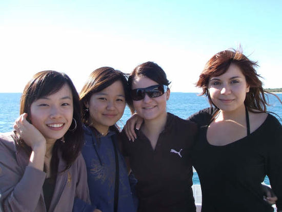 Zusammen mit meinen Kolleginnen, Jerry und Dew (aus Korea) und Catarina (aus Tschechien) machte ich einen 2tägigen Ausflug nach Fraser Island.