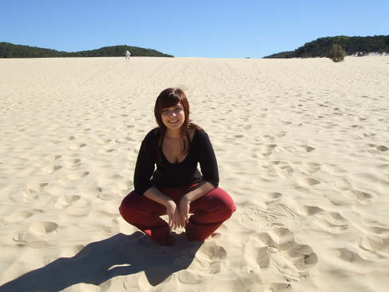 Wo man nur hinschaute, man sah nur Sand, Sand und nochmals Sand