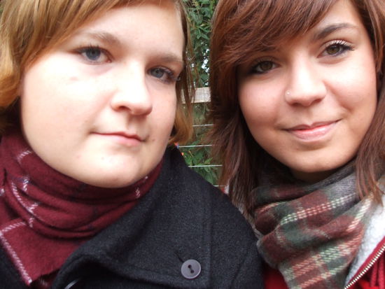 Ilona und ich im Zoo (Melbourne)