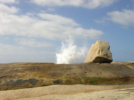 Eins der vielen Blowholes hier... ich glaube bei St. marys in der Naehe