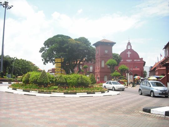 Stadthuys (das wohl bekannteste Foto von Melaka)