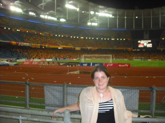ich im Stadion