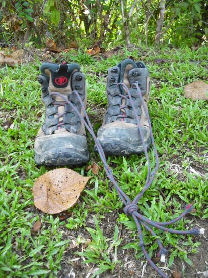 somit wurden die besten Schuhe der Welt schweren Herzens zurückgelassen