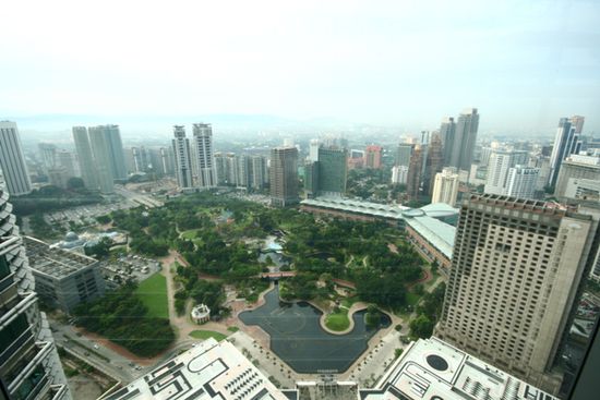 Blick von der Skybridge