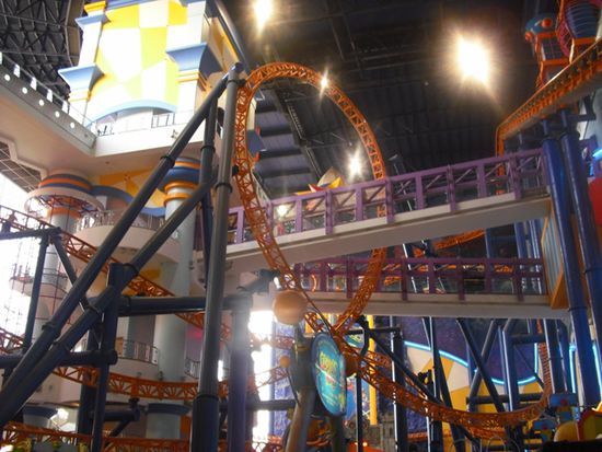 Indoor Freizietpark.... über 3 Etagen eines Einkaufcenters