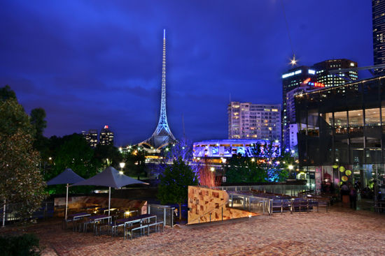 Blick vom Federation Square