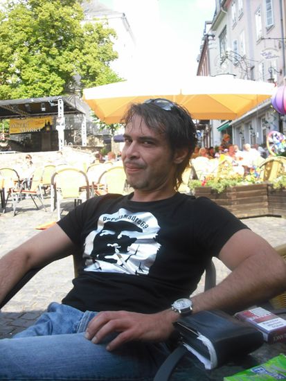 mit Thomas in Hachenburg Kaffee schlürfen