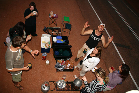 brekkie at uluru