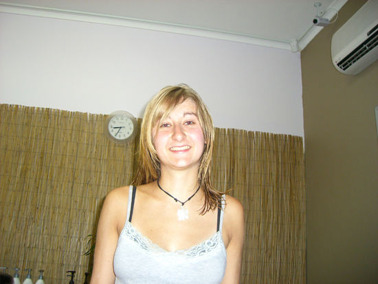 and after (aber noch mit nassen Haaren, sieht trocken besser aus)