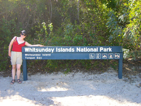 ich auf dem Whitsunday Island