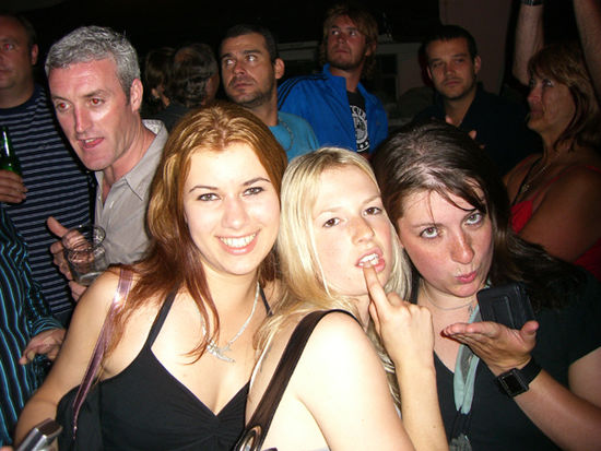 Jasmin, Eva und ich