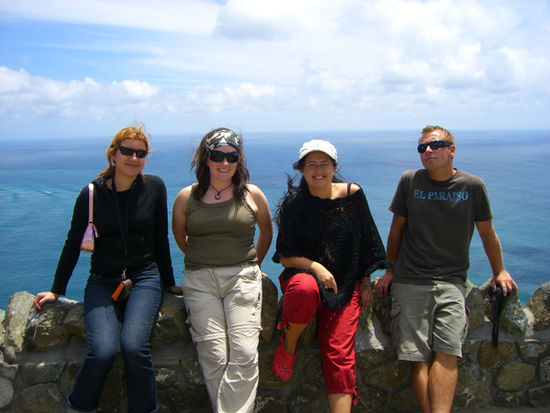 Jasmin, ich, Katja und Clemens