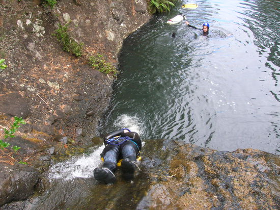 Das bin ich beim Rueckwaertssliding