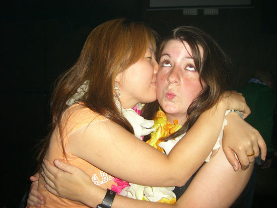 at least I got a kiss... lol