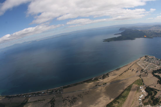 nochmal ein Blick auf Lake Taupo
