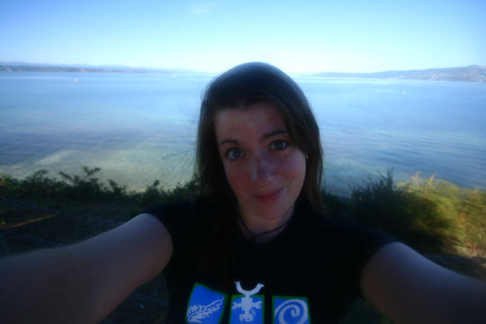 ich und Lake Taupo