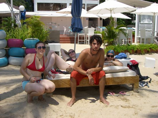 Sara, Heidi, Adam und Tricia