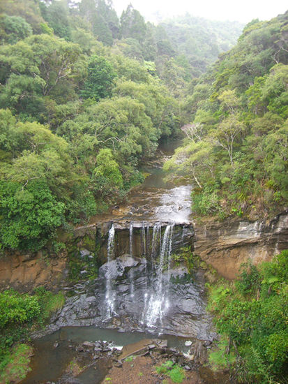 der erste Wasserfall