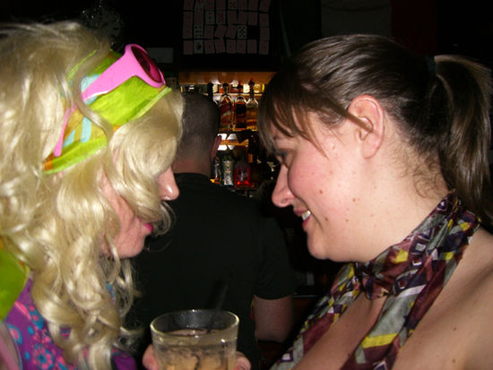 Cat and Lucy chatting