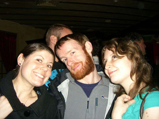 Tania, dirty old man and Bob im Dannys zu spaeter stunde