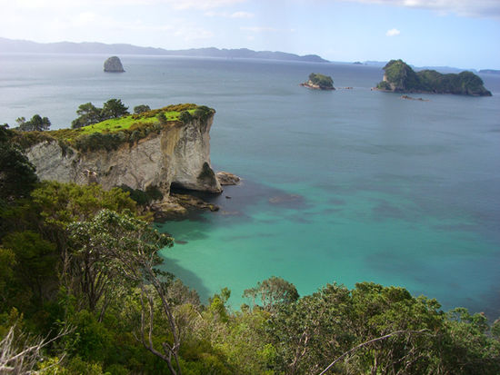 somewhere between Cathedral Cove and Hahei