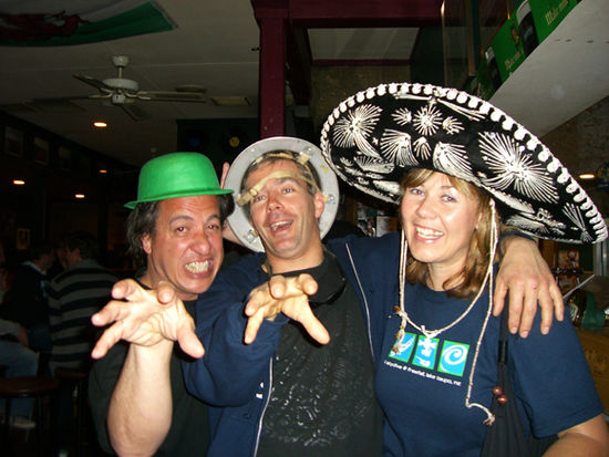 Mike (Kiwi), Paul (German, aber schon seit Jahren net mehr da gewesen), Michelle