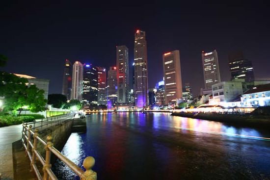 das wohl meist fotografierteste Panorama Singapurs