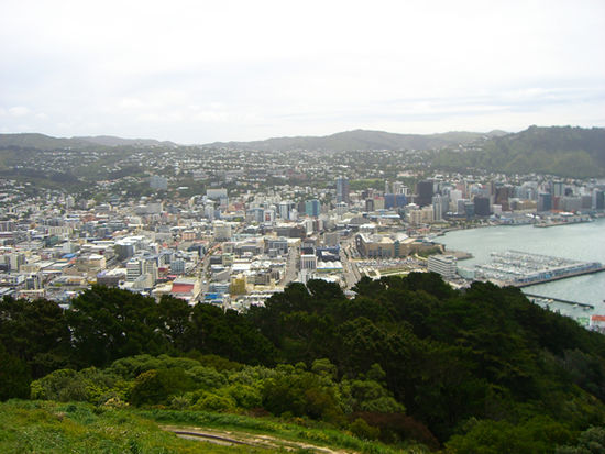 Blick vom Mt Victoria