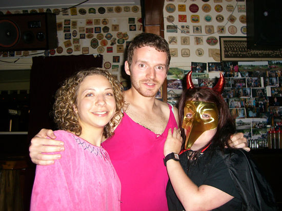 Rosi, Justin und ich