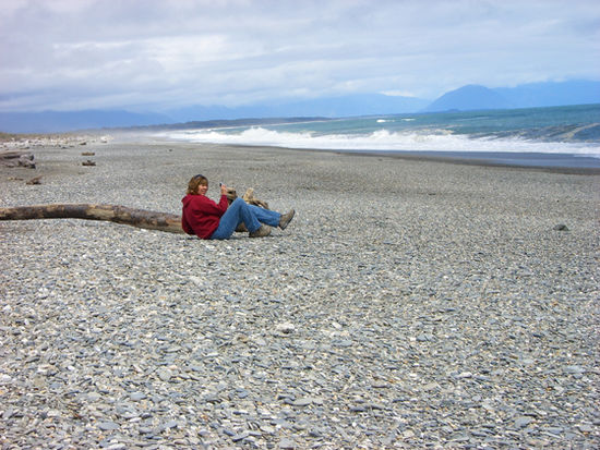 Michelle relaxing