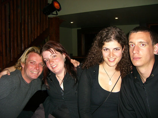 Shaun, me, Celine und Tom