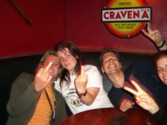 Shaun, me, Sietse und ne halbe Celine