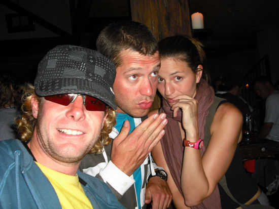 Shaun, Konstantin und Beccy