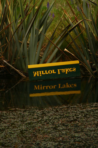 Mirror lakes... pretty boring aber ich dachte das Foto is okay