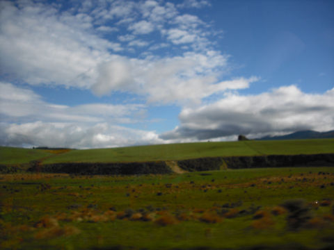 Auf dem Weg anch Milford ausm Bus