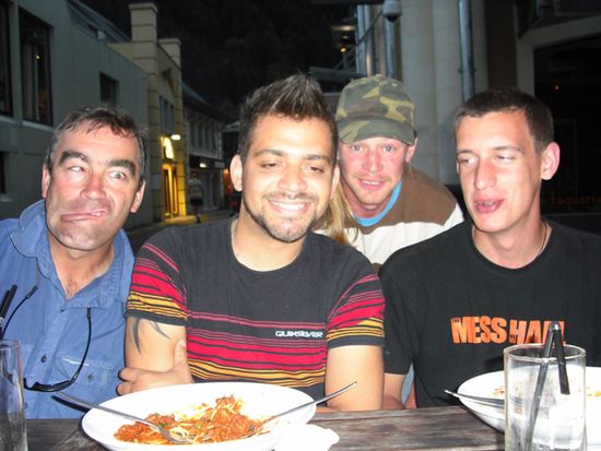 Keith, Rodrigo, Matt und Tom
