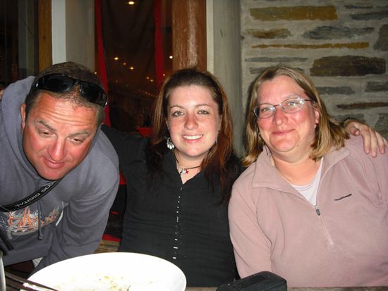 Graham, me und Tanya