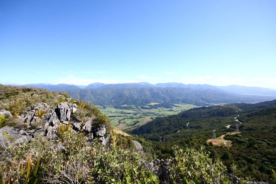 Aussicht vom Takaka Hill