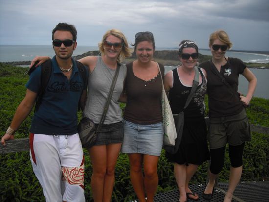Romain, 2 Englaenderinnen, ich und Theresa
