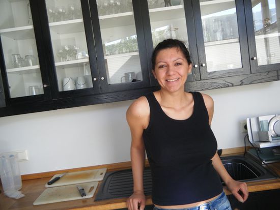 Kira noch verschlafen