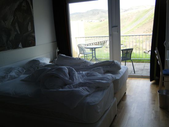 das ist noch ein recht ordentlich hinterlassenes Zimmer