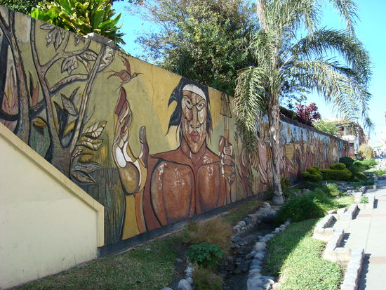 Wandbilder in Corrientes (erzaehlen Corrientes Geschichte)