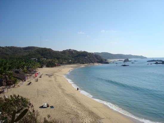Ausblick vom Schlafplatz, eine Seite