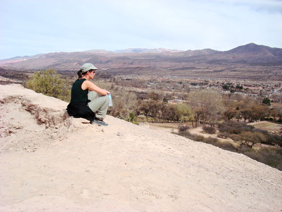 Auf dem Berg hinter unserem Hostal
