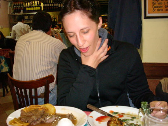 Fleischuebersud am zweiten Tag, danach zwei Tage vegetarisch gelebt!