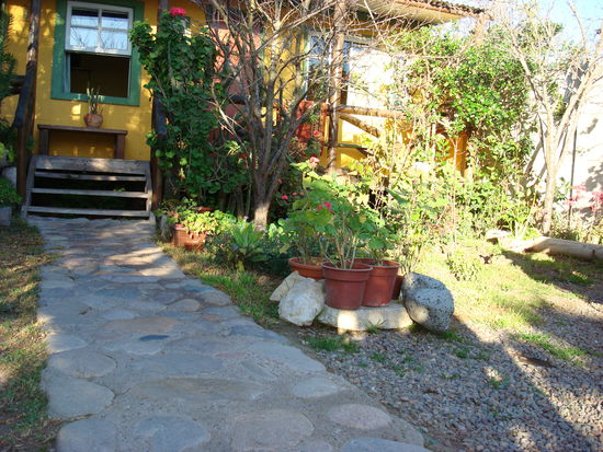 Garten unseres Hostals