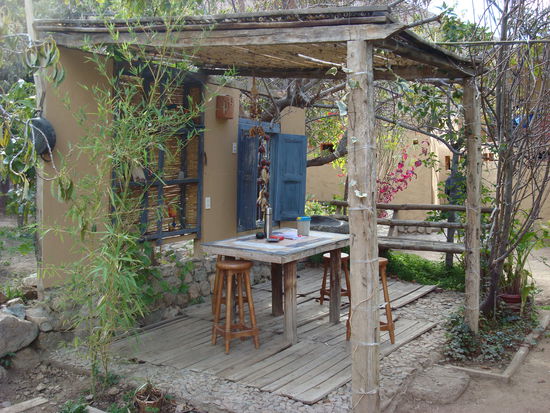 Garten unseres Hostals