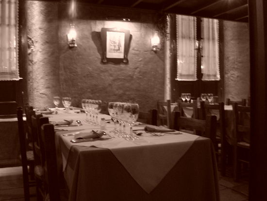 In diesem Restaurant waren wir, um die Tangoshow zu sehen